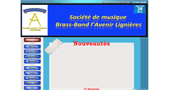 Desktop Screenshot of brassbandlignieres.ch